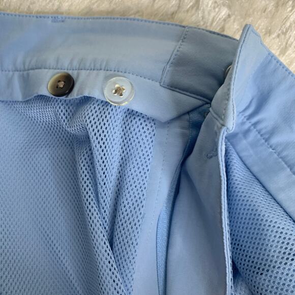 F&G Tech Light Blue Golf Shorts Sz 38 - Picture 7 of 9